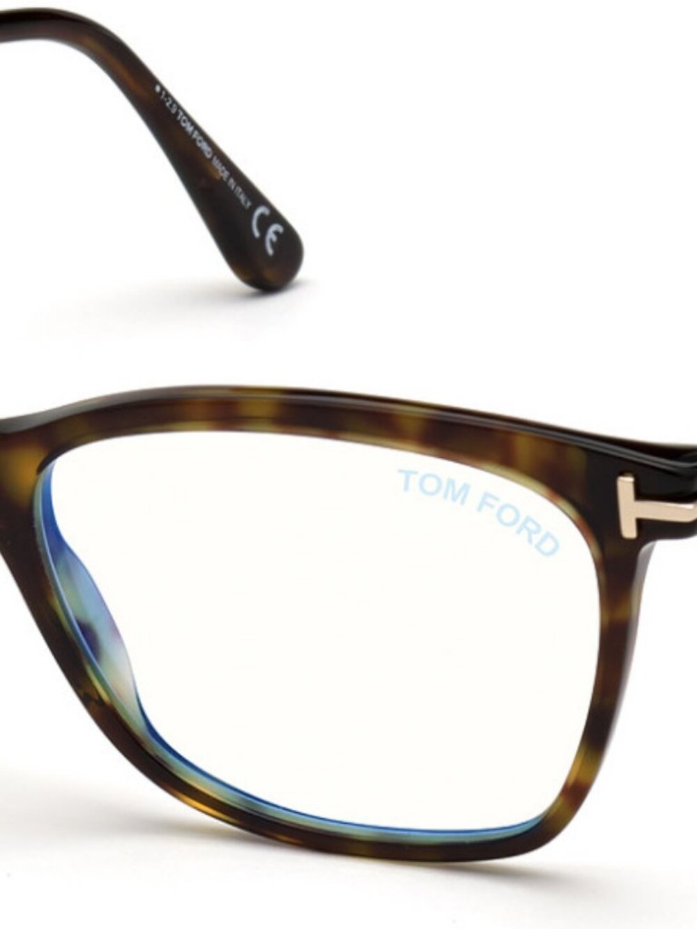 Tom Ford FT5687-B 045 Brown Blue Light Glasses 56 - Picture 6 of 6